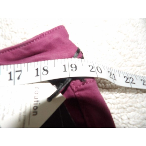 AVA & VIV Womens Magenta High Rise Stretch Skinny Ankle Jeans Size 24W - Picture 6 of 9